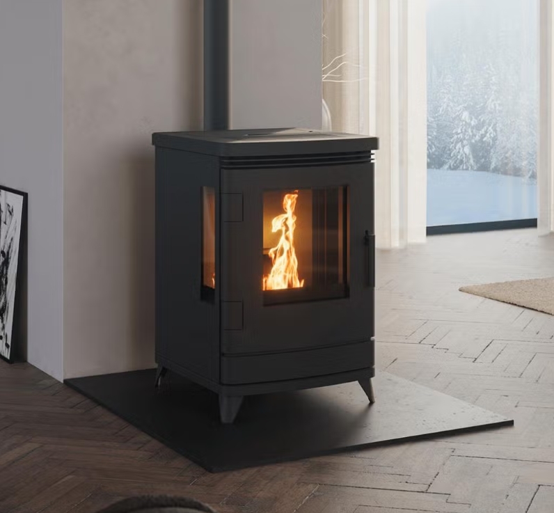 Pelletkachel Nordic Fire Fenna met achteraansluiting